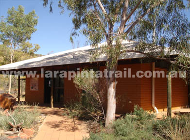 Main visitor information centre at Ormiston Gorge. Food storage room is here